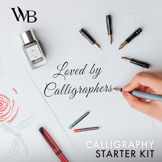 Wordsworth and Black Calligraphy Pen Set - Image 5