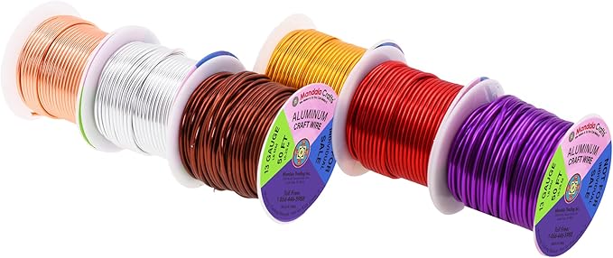 Mandala Crafts 13 Gauge Anodized Aluminum Craft Wire - Image 2