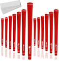 Karma Velour Golf Grips for Men, Women, Juniors | Undersize, Standard, Midsize, Oversize, & Jumbo | 6 Colors | Choose Single, 9, 13 Pack or Golf Club Grip Kit