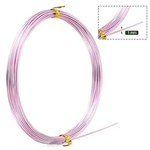 TecUnite Aluminum Craft Wire for Sculpting Armature Bendable Craft Wire for DIY - Image 2