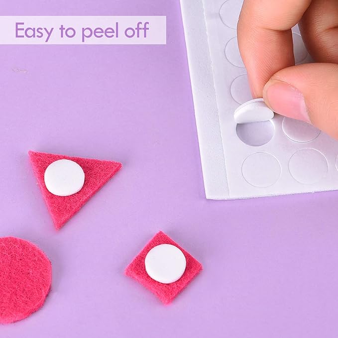Outus 2400 Pieces Foam Dots Dual-Adhesive 3D Foam Tapes Pop Dots Adhesive Mount - Image 7
