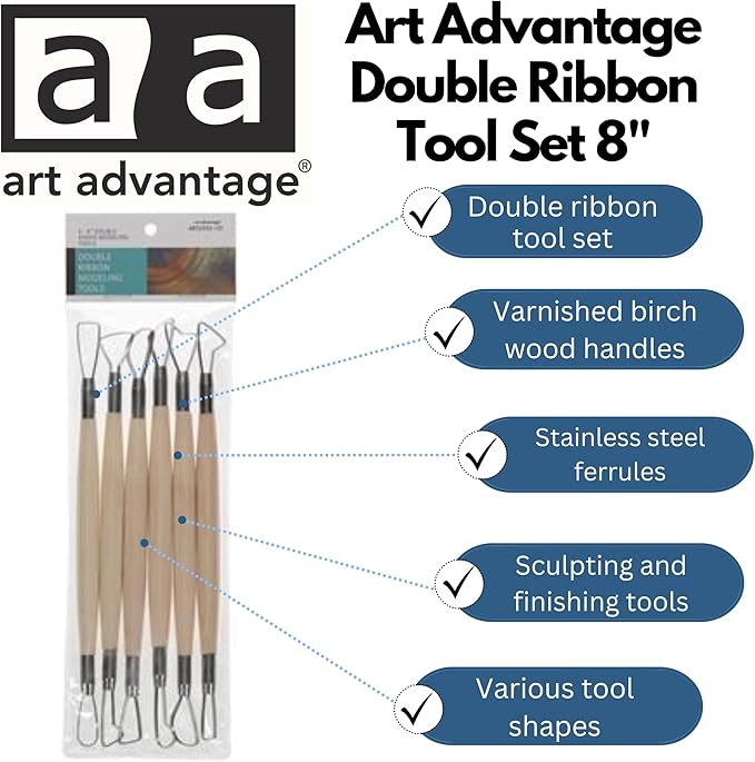 Art Advantage Double Ribbon Tool Set 8" - Image 2