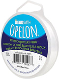 The Beadsmith Opelon Stretch Cord – Elastic Beading Fiber, 0.7 mm Diameter by TheBeadsmith