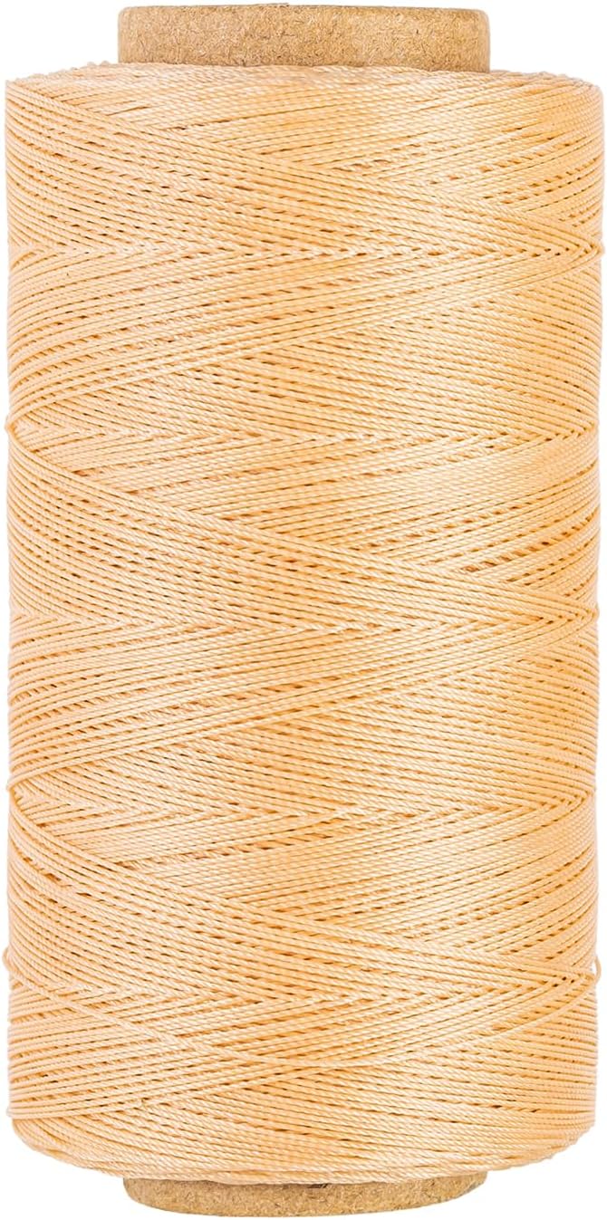 Thin Wax Polyester Thread, 547 Yards, 3 Ply Round Waxed Cord Strings by Wearecommittedtohelpingpeoplecreatebeautifuluniqueandpersonalizedhandcraftedcreations