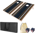 4×2FT Cornhole Board Set, Wooden Corn Hole Games by QZZIZ