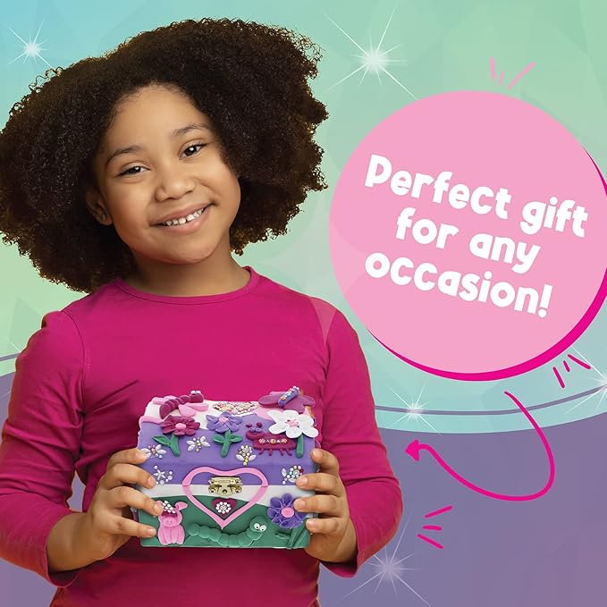 PURPLE LADYBUG Design Your Own Jewelry Box Craft Kit - Image 2
