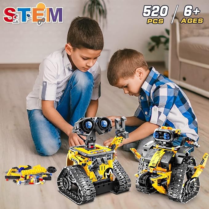 HOGOKIDS Robot Building Toys for Kids - 5 in 1 Remote & APP Controlled Building - Image 4