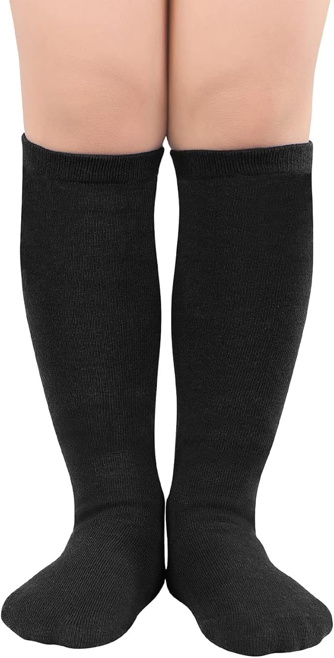 American Trends Kids Toddler Soccer Socks Youth Baseball Softball Football Socks Knee High Accessories for Girls