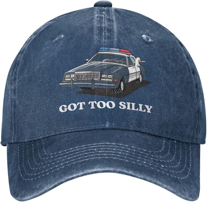 Funny Goose Hat Silly Goose On The Loose Hat Men Baseball Hats Funny Cap
