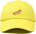 DALIX Hot Dog Hat Embroidered Mens Womens Baseball Cap
