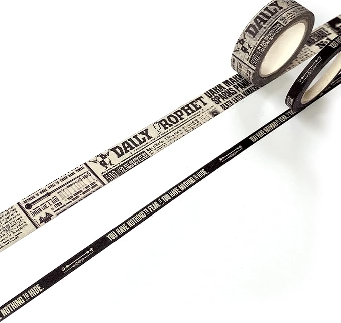 Paper House Productions Harry Potter 3-Pack Set of 2 Foil Accent Washi Tape - Image 2
