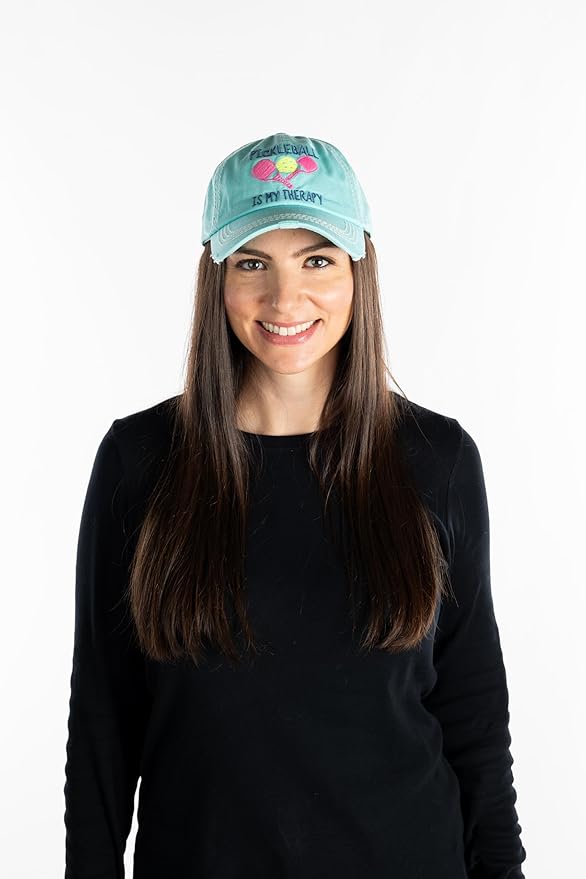 Funky Junque Distressed Vintage Baseball Cap - Embroidered Patch Women's Hat - Holiday, Lifestyle & Patriotic Designs