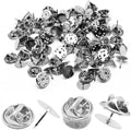 50 Set Pin Backs, Blank Pins Scatter Butterfly Clutch Pin Holder Enamel Pin by YuGtcen