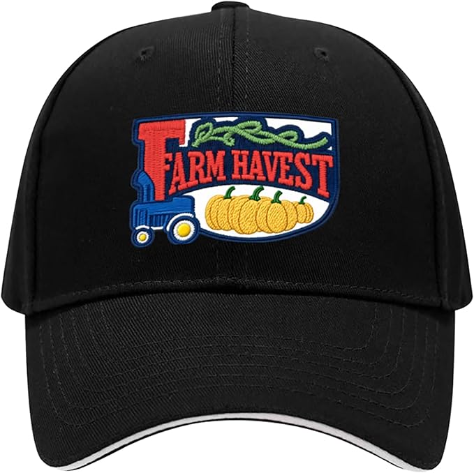 Embroidered Baseball Cap for Men Women, Breathable Cotton Adjustable Hat, Various Patterns for Casual Daily Outfits