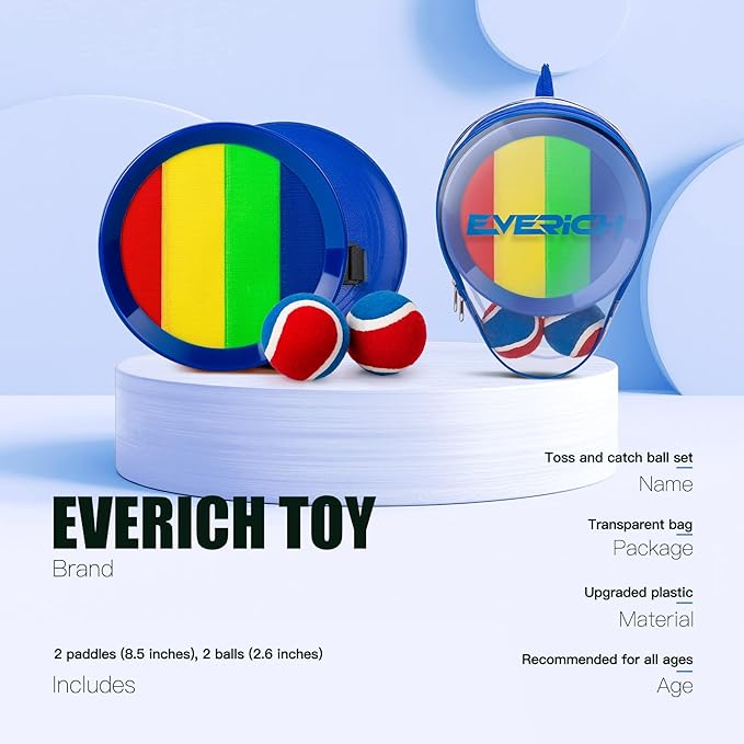 EVERICH Upgraded Toss and Catch Ball Game Set - Image 2