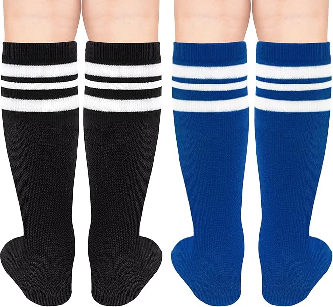 qikqik Toddler Soccer Socks Kids Soccer Socks Boys Baseball Sock Youth Football Sock Girls Softball Accessories Team Sports