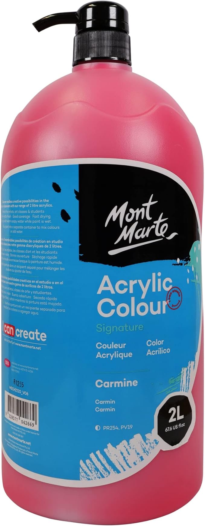 Mont Marte Discovery School Acrylic, 1/2 Gallon. Ideal by MontMarte