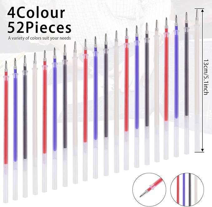 JANYUN 8 Pieces Heat Erasable Pens - Image 3
