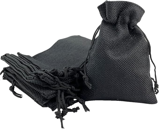 Palmhomee Pack of 25 Burlap Gift Bags - Image 2