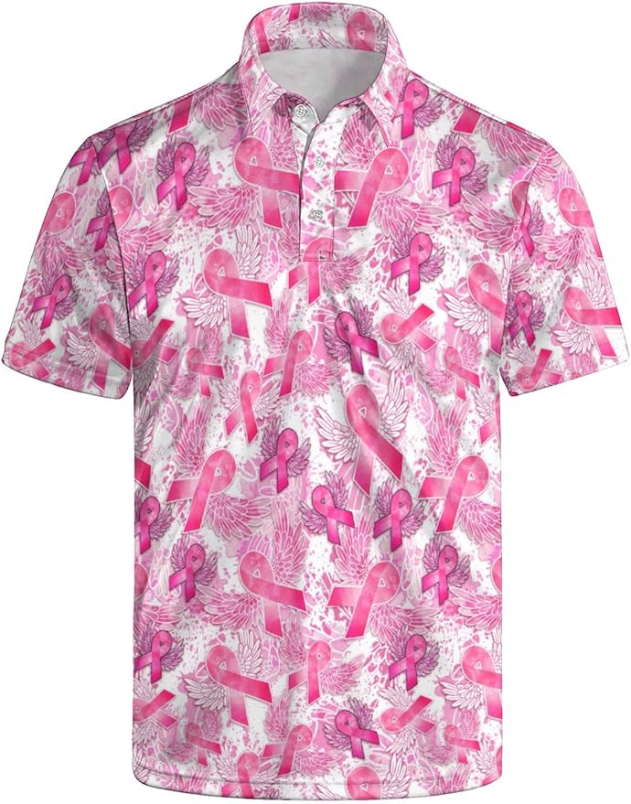 Mens Golf Shirts Golf Polo Shirts for Men Short Sleeve Polo Shirts Golf Gifts
