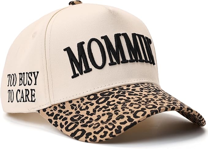 Mommin Trucker Hat, Mothers Day Mom Gifts for Women Baseball Baps Two-Tone Embroidery Mama Hats for Casual Wear