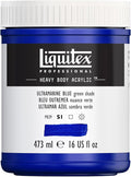 Liquitex Professional Heavy Body Acrylic Paint, 16-oz Pot, Ultramarine Blue by Liquitex