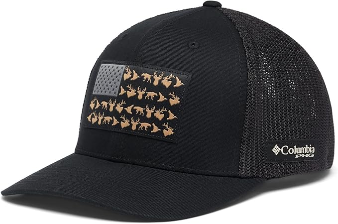 Columbia Unisex-Adult PHG Game Flag Mesh Ball Cap - Low Crown