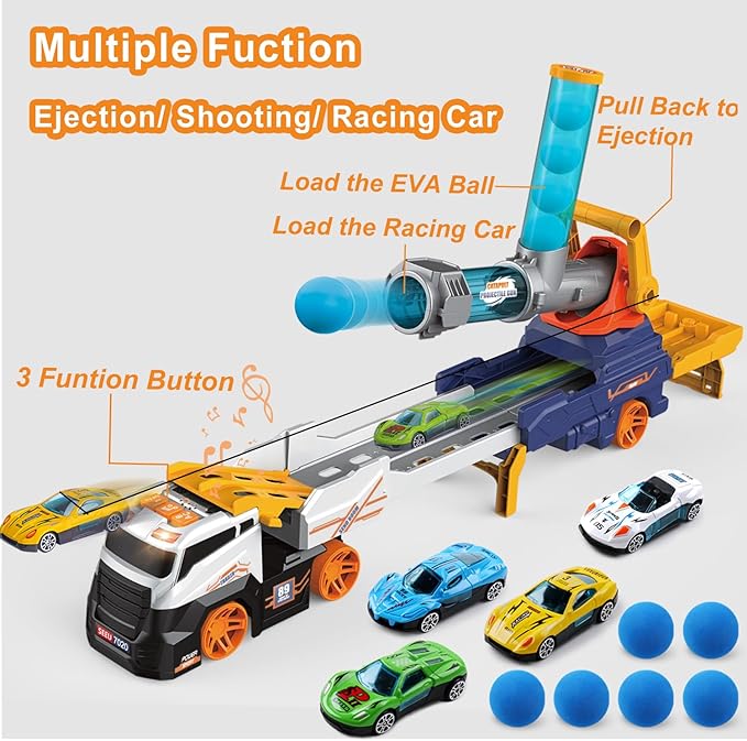Dwi Dowellin Truck Toys for Kids, - Image 3