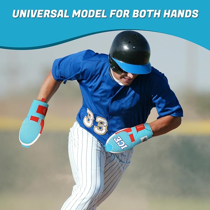 Big Crazy Baseball Sliding Mitt Youth and Adult, Drippy Drip Accessory, Flexible Breathable Durable, Funny Design Beer Bear Ice Cream Cow
