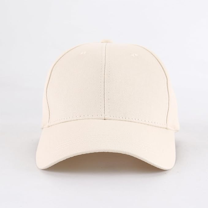 LANGZHEN Unisex Baseball Cap 100% Cotton Fits Men Women Washed Denim Adjustable Dad Hat