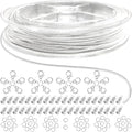 Jishi 33ft Silver Snake Chain 1.2mm Jewelry Making Chains by Jishi