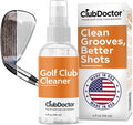 Club Doctor Golf Club Cleaner Spray, Club Cleaning Solution Removes Dirt from Grooves, Increase Spin and Improve Ball Flight, Fits into Bag for Convenience - 4 oz