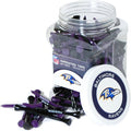 Team Golf NFL Green Bay Packers Jar Of 175 Golf Tees 2-3/4" Golf Tees, 175 Pack, Regulation Size, Multi Team Colors