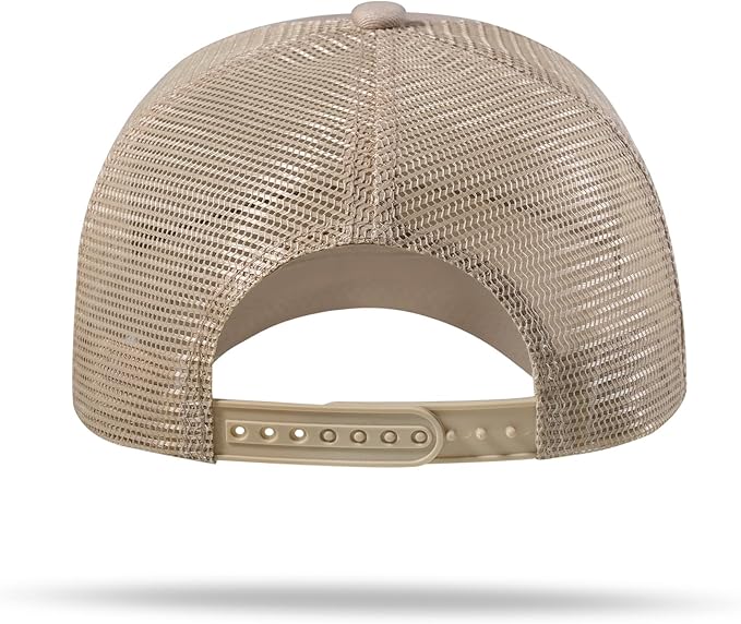 American Flag Trucker Hat - Snapback Hat, Baseball Cap for Men Women - Breathable Mesh Side, Adjustable Fit - for Casual Wear