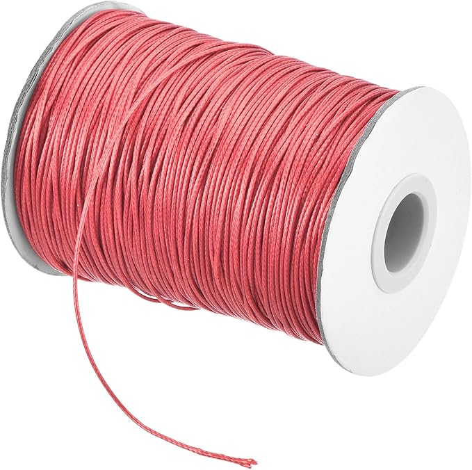 MECCANIXITY Waxed Cord 0.8mm Waxed Polyester Cord 175 Yard Wax String by MECCANIXITY