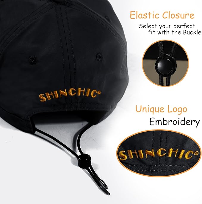 Mens Water-Resistant Baseball Cap Womens Rain Hat Foldable Outdoor Running Sun Fishing hat