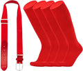 ZXOLDZX Youth Baseball Softball Socks and Belt Combo Set Adjustable Baseball Belt for Boys Girls(2Pairs of Socks with 1 Belt)