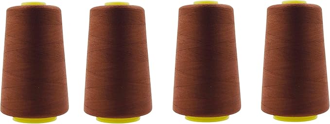 Mandala Crafts 4 Pack of Serger Threads Cones Spools by MandalaCrafts