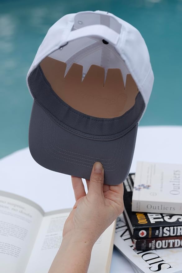 Shapers Image 4 Count Baseball Crown Shaper Inserts for Fitted Caps Snapback Hats, Washable Reusable Liners