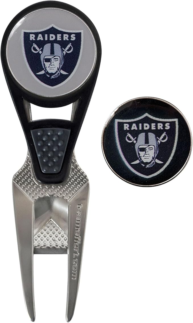 NFL CVX Ball Mark Repair Tool & 2 Ball Markers