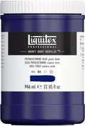 Liquitex Professional Heavy Body Acrylic Paint, 32-oz Pot, Phthalocyanine Blue by Liquitex