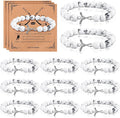 12 Set Sport Adjustable Beaded Bracelets Gifts Football Softball Soccer Volleyball Golf Basketball Hockey Bracelets for Women Men Adjustable Beaded Accessories