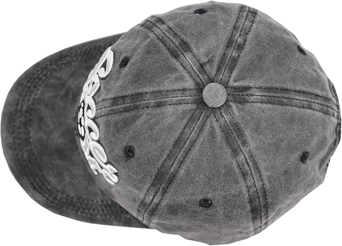 Distressed Soccer Mom Baseball Cap for Women, Adjustable Washed Embroidered Sun Hat for Mama