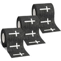 Yigney 3 Pack Black Cross Christian Athletic Tapes (2IN X 23FT) for Soccer, Football, Baseball, Gymnastics, Boxing, Tennis
