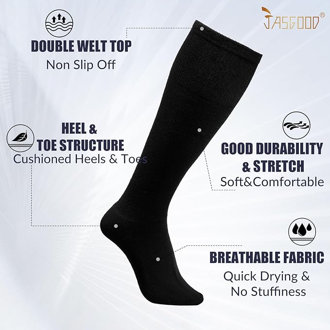 JASGOOD 2 Pack Baseball Socks and Belt Combo Set Softball Socks and Belts Elastic Waist Belt for Youth and Adult Boys