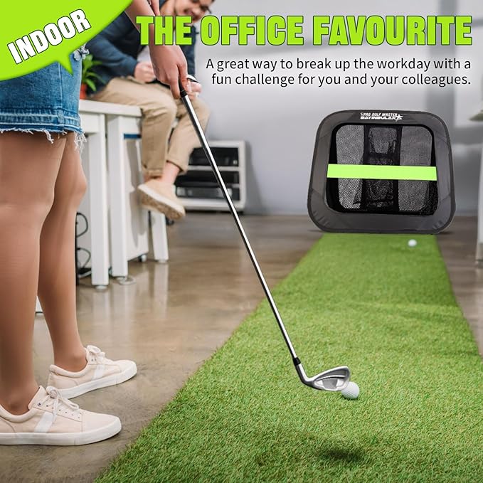 BAYINBULAK Golf Chipping Practice Net Backyard Driving Golf Accessories for Men Gift, 1 Pack