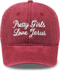 Faith Christian Patriotic Embroidered Baseball Cap, Vintage Cotton Dad Hat for Men Women, Birthday