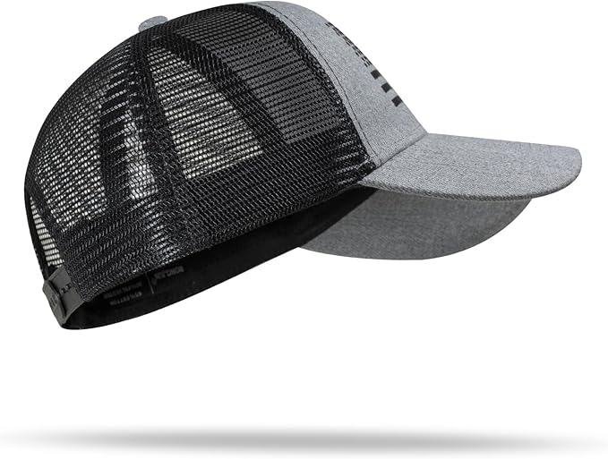 American Flag Trucker Hat - Snapback Hat, Baseball Cap for Men Women - Breathable Mesh Side, Adjustable Fit - for Casual Wear