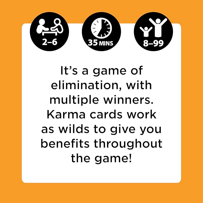 KARMA Card Games for Kids – Kids, Family Games Night, Screen Free, Travel Games - Image 3