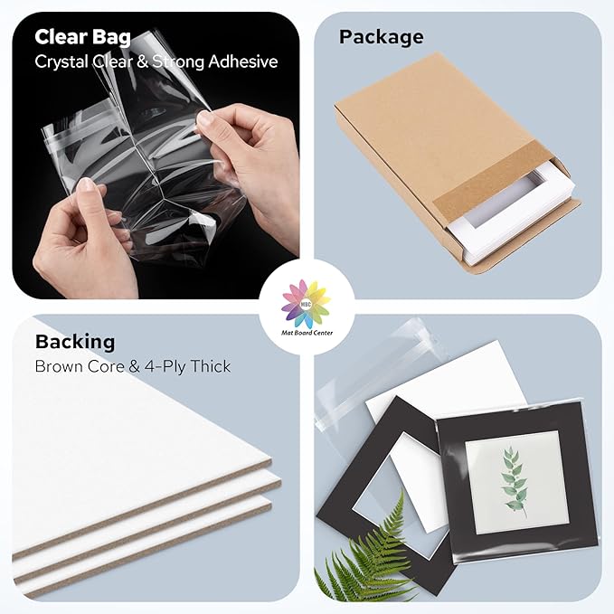 Mat Board Center, 12x12 for 8x8 Black Mat Kit - Image 4